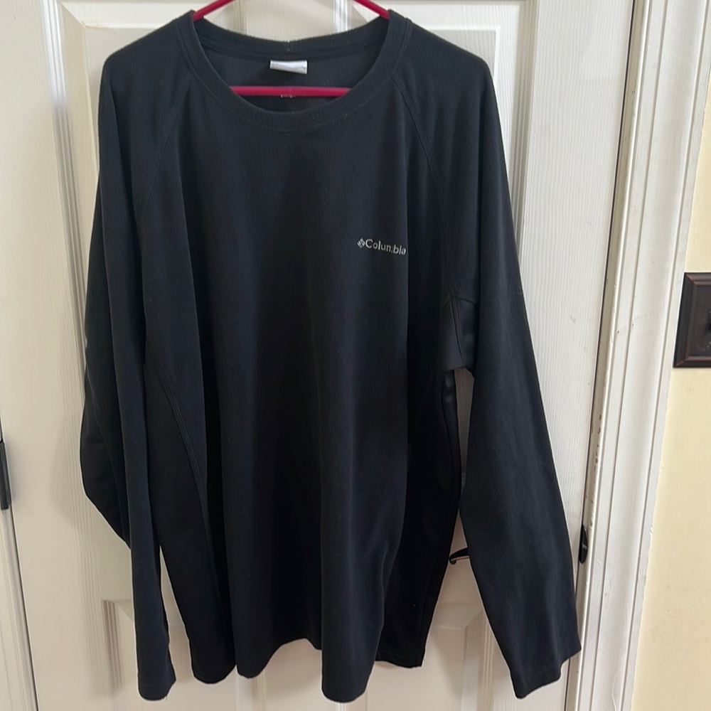 Black Columbia Fleece Top 2XL